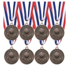 8 Bronze Award Medals Metal