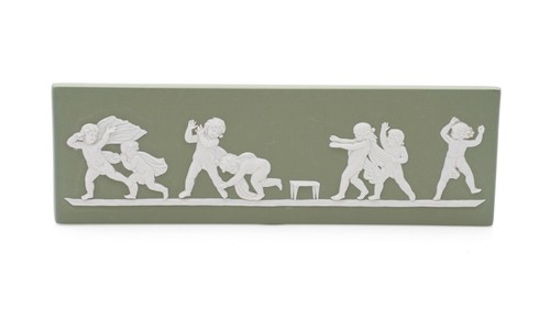 Vintage wedgwood green jasper - vintage,