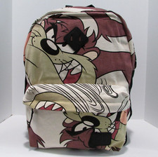 Looney Tunes Tasmanian Devil Taz Backpack RARE Bag Laptop Side entry WB NWT