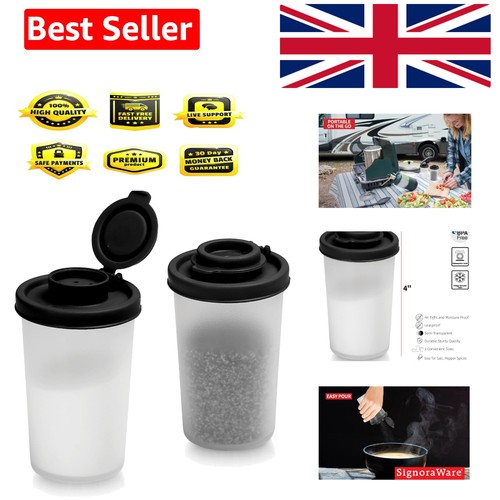 Salt and pepper pots - salt, –