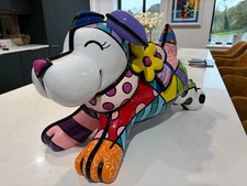 Romero Britto Anabel - Large Resin Dog Sculpture - Signed (in the UK)