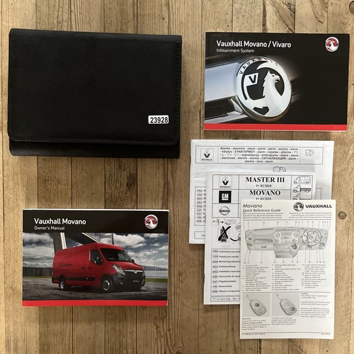 Vauxhall movano handbook - 10-18,