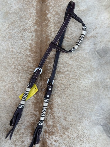 Dark oiled leather - dark, western