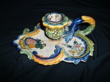 QUIMPER HENRIOT Vintage Candle