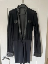 Mesh Latin Dance Shirt Dancewear