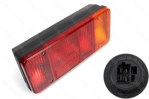 Rear right lamp light - right, cluster