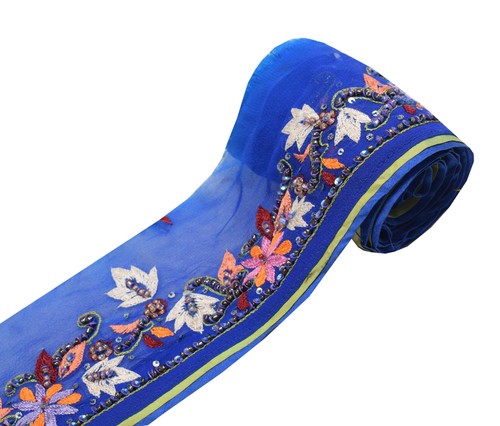 Sushila vintage blue - vintage, saree