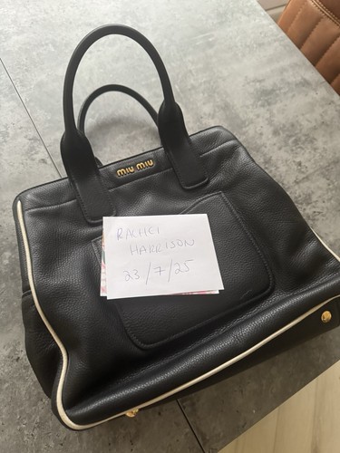 Miu black hand - black, leather