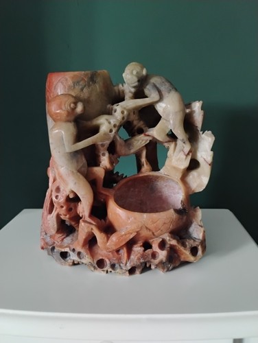 Vintage chinese soapstone - vintage,