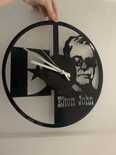 Elton John Vinyl Clock