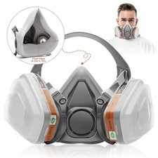 6800 Reusable Respirator Mask Anti-Dust Gas Mask for Spray Painting Sanding Dust