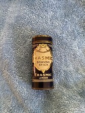 Vintage Advertising Erasmic Shaving Stick London Tin