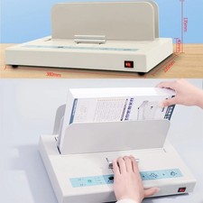 A3 A4 A5 A6 Automatic Hot Melt Binding Machine Thermal Glue Book Binder 320x38mm