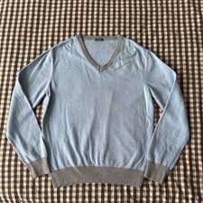 Kiton Napoli Men's V-Neck Wool