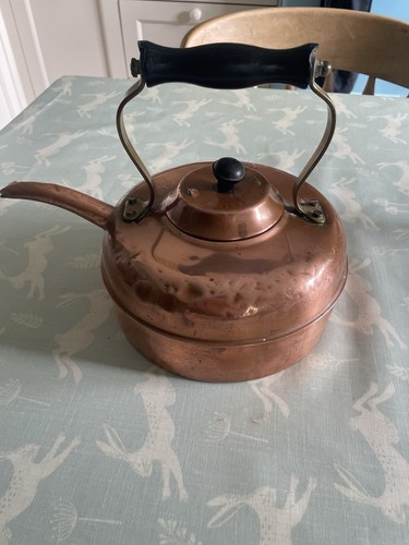 Old copper kettle - old,