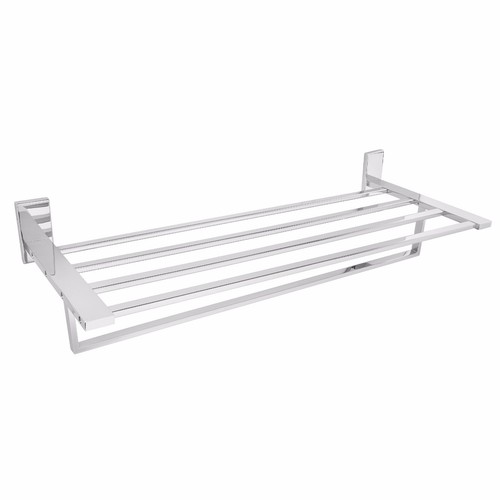 Wall mounted towel shelf and - wall,