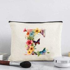 Butterfly Letter Makeup Bag