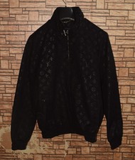 Louis Vuitton Mens Black Monogram Jacket Size US S