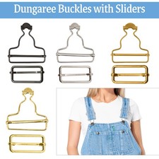 Metal Dungaree Buckles 35-40mm