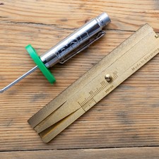 Meter Brass Tyre Depth Gauge Made In Germany + PCL TDG 16