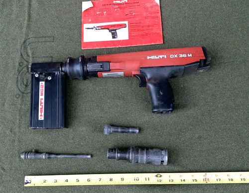 Hilti 36m powder actuated - dx,