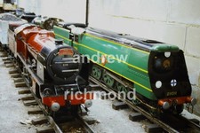 Miniature Railway Steam Locomotives 6115 & 21011 1997 Original 35mm Slide