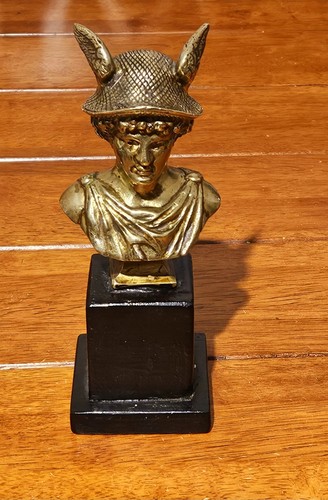 Vintage brass bust - vintage, sculpture