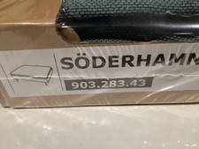 Ikea Soderhamn Cover SLIPCOVER for Ottoman Finnsta Turquoise 903.283.43 NEW