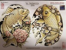 Jenny Clarke Art Al Pachanka 2006 Tattoo Flash Sheets