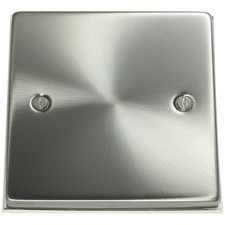Brushed Satin Chrome Light Switches & Plug Sockets - Sleek Modern Finish