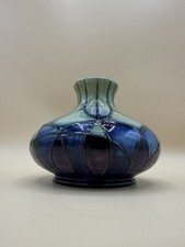 MOORCROFT  POTTERY SQUAT VASE