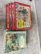 Vintage FABBRI Once Upon a Time 48 Children Story Books/ Audio Cassette Tapes 