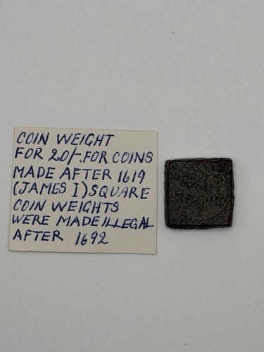 James square coin weight - james, i