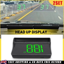 2x Car Universal HUD Digital