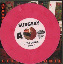 Surgery Little Debbie 7" vinyl USA Amphetamine Reptile 1992 Pink vinyl 7" in