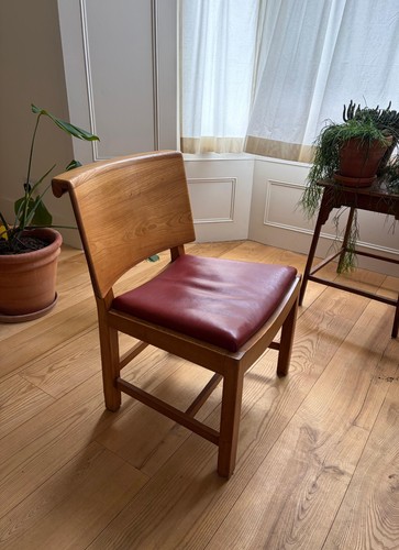 Elm danish dining chairs - elm,