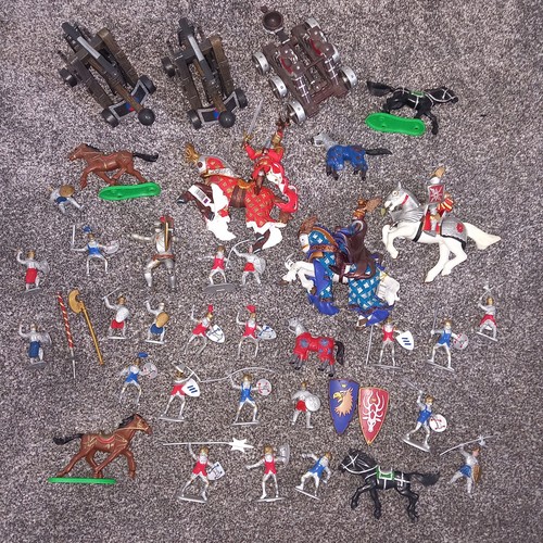 Medieval knight figures horses - medieval,