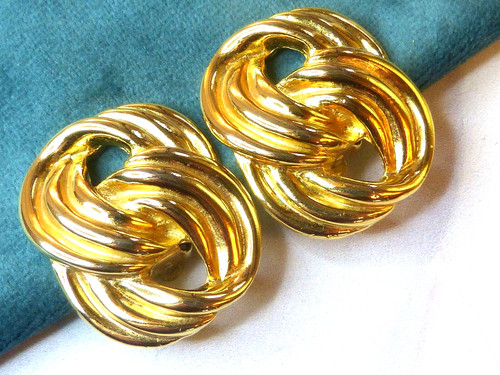 Sphinx earrings vintage 1980s - vintage,