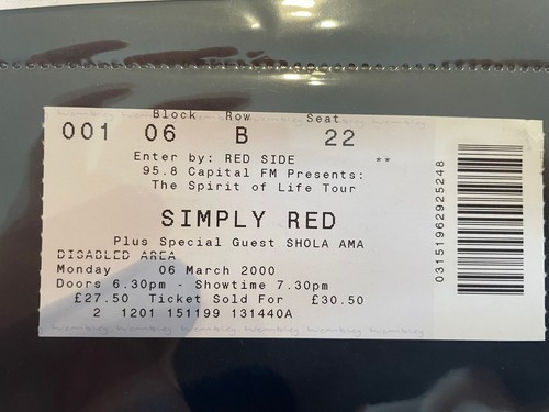 Simply red ticket 2000 - simply,