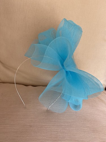 Turquoise fascinator