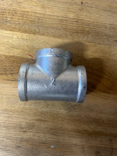 5x BTK S1206 Equal Tee 2" | Site Clearance Steel Pipe Fittings | 2 Inch Tee Conn