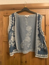 Woman’s Denim Waistcoat Size Medium/ Large