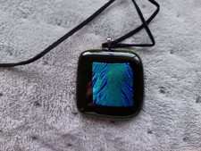 Glass Pendant In Green With