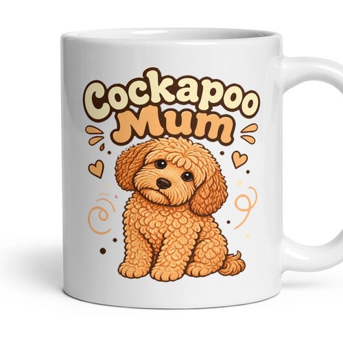 Cockapoo mum mug cocker poodle - cockapoo,