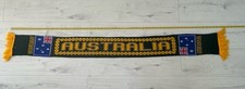 Australia Wallabies International Rugby Scarf Woven Green 61” Long Vintage