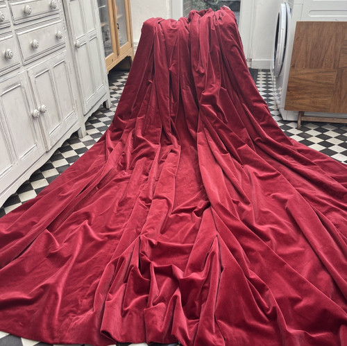 Vintage cotton velvet - vintage,