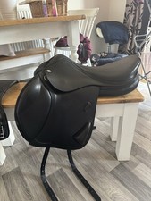 Harry Dabbs Platinum Monoflap Jump Saddle 17.5 MW