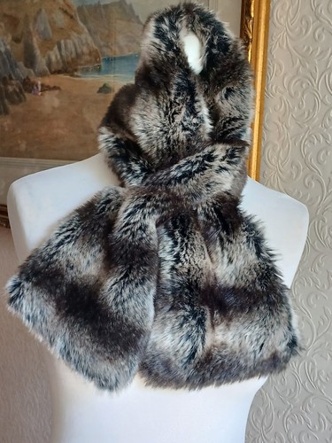 Vintage dents faux silver fox - faux,