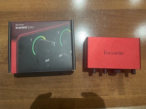Focusrite scarlett solo - solo, 4th