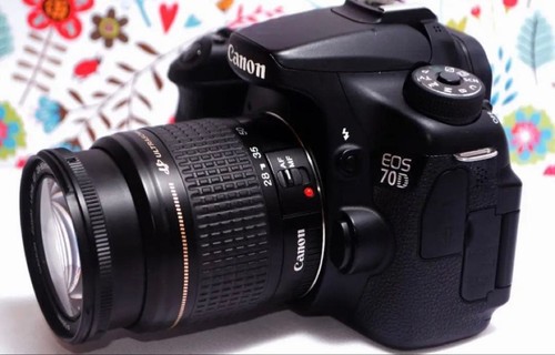 Canon eos 70d dslr camera - camera, high